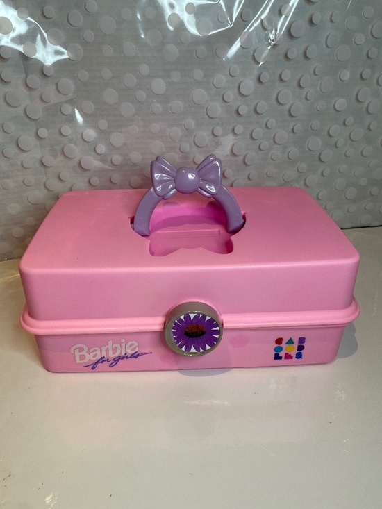 Barbie Other - Vintage 90s 💋Barbie Caboodles cosmetic storage case